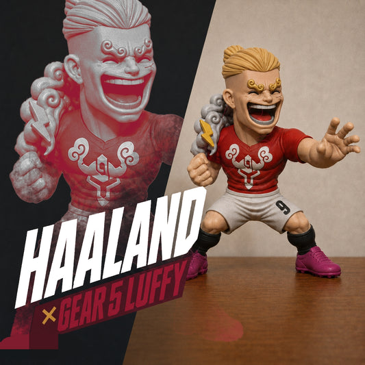 1535 Erling Haaland_Luffy Gear 5 - STL 3D Print Files