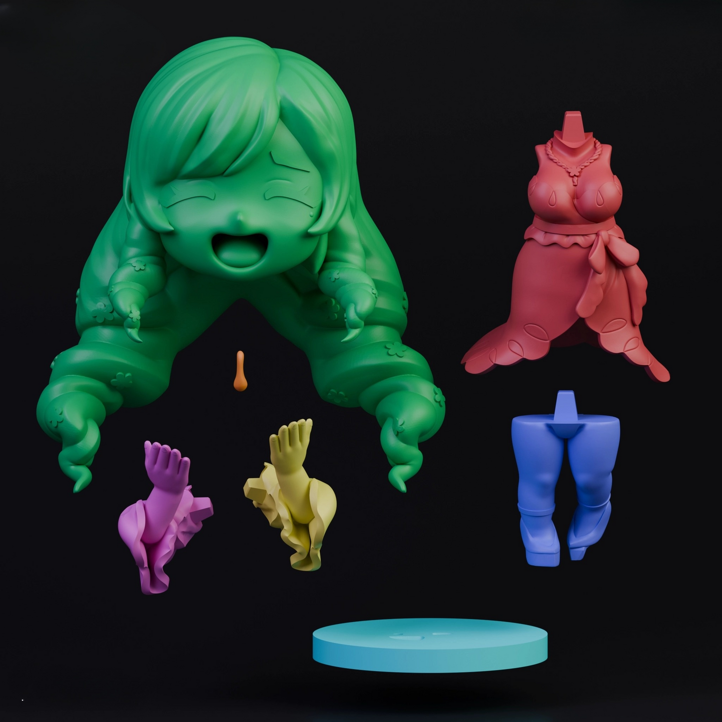 0060 Hahari - STL 3D Print Files