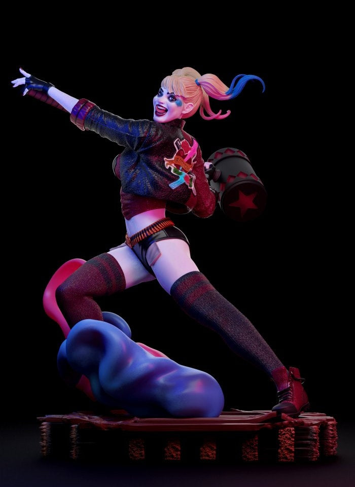1176 Harley_Quinn - STL 3D Print Files