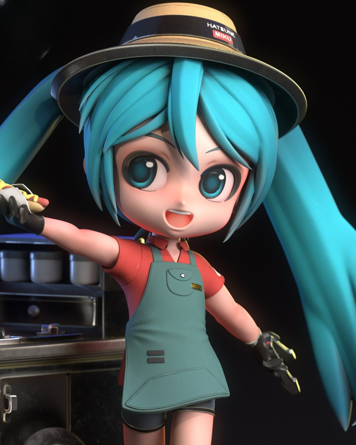 0616 Hatsune Miku Chibi - STL 3D Print Files