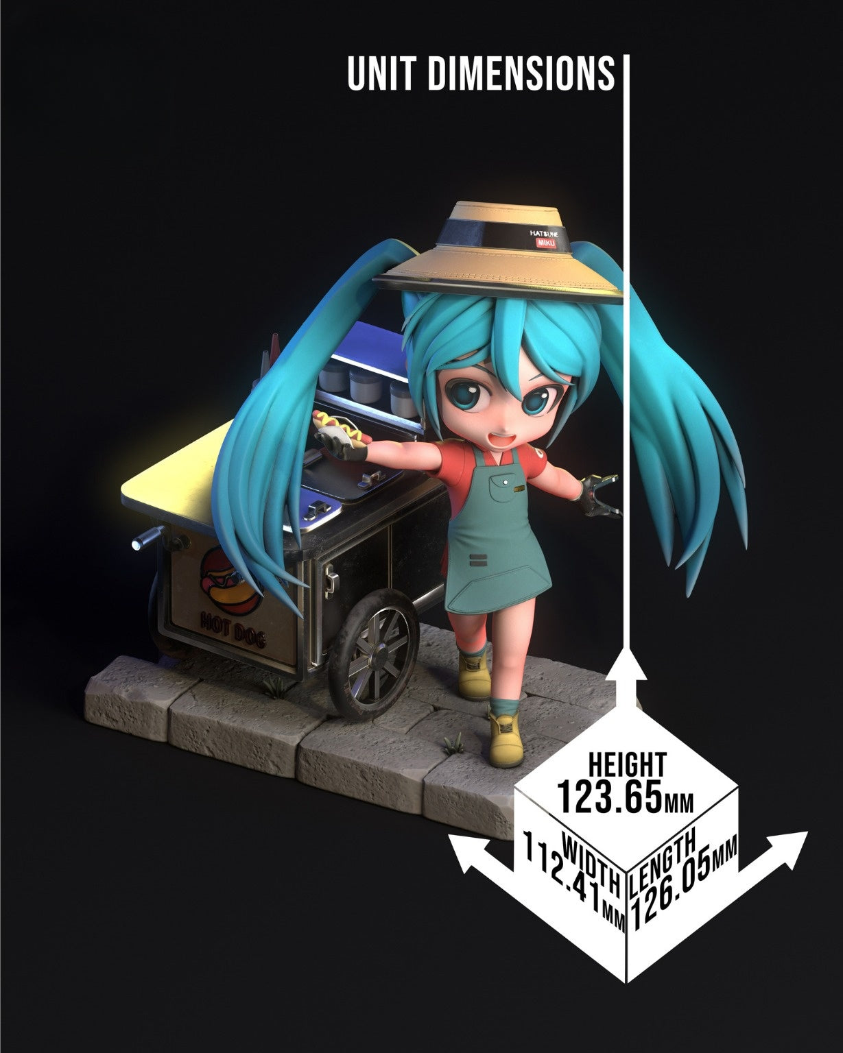 0616 Hatsune Miku Chibi - STL 3D Print Files