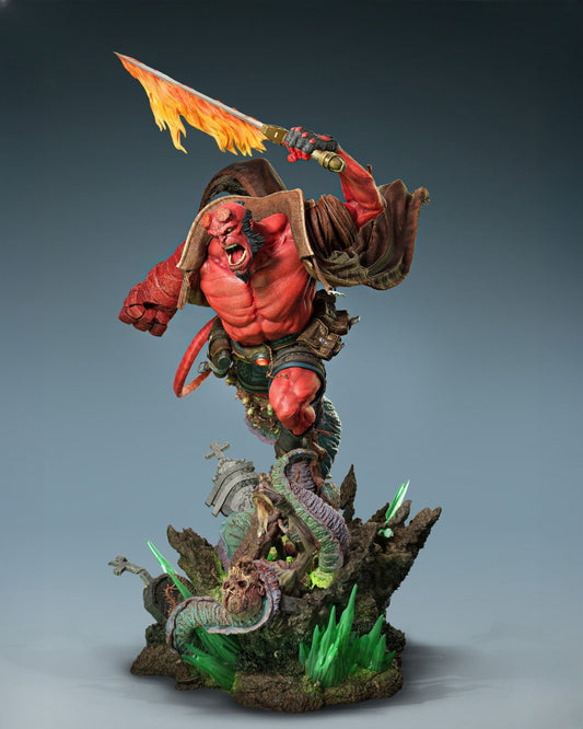 0332 Hellboy - STL 3D Print Files