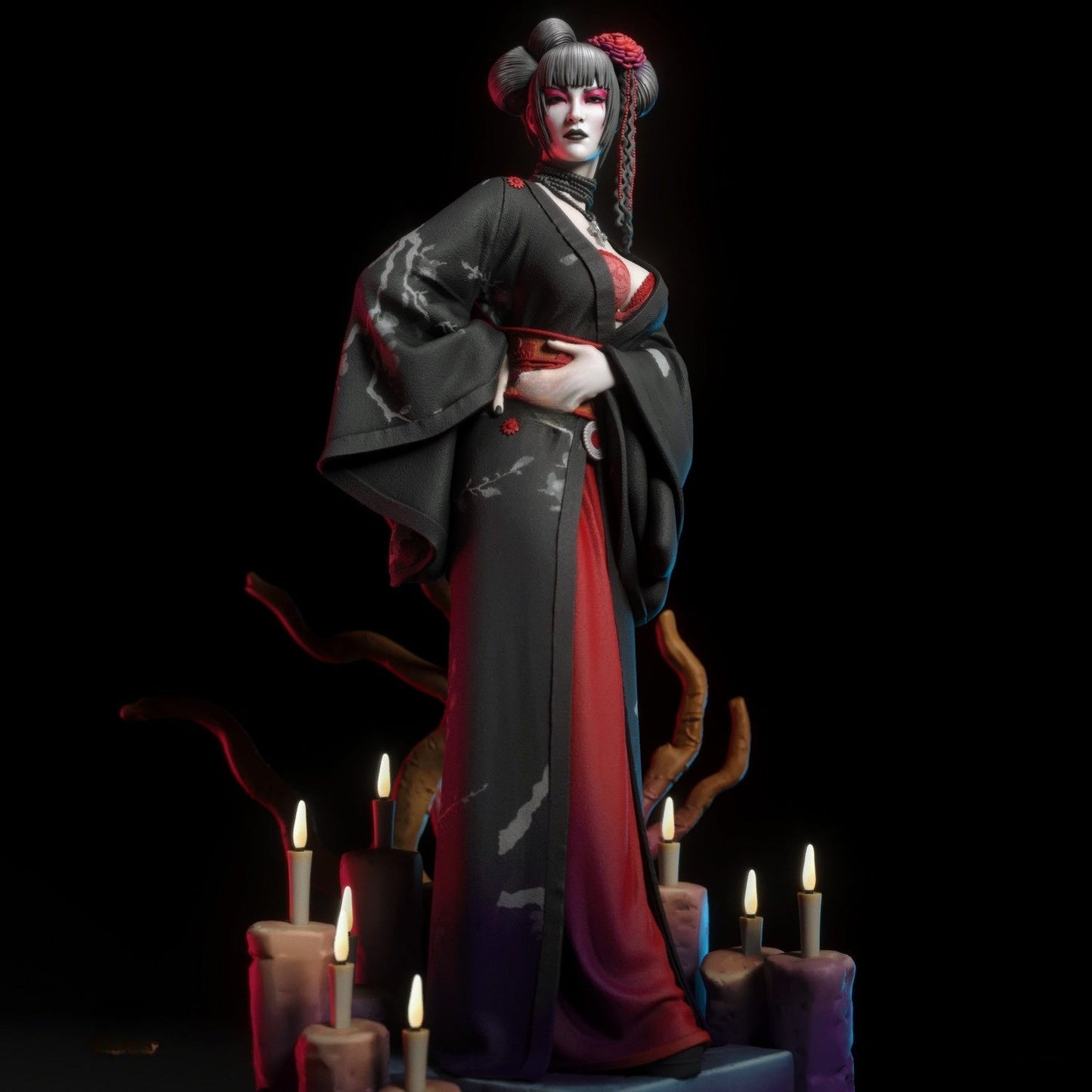0926 Hikari Geisha NSFW (2906) - STL 3D Print Files