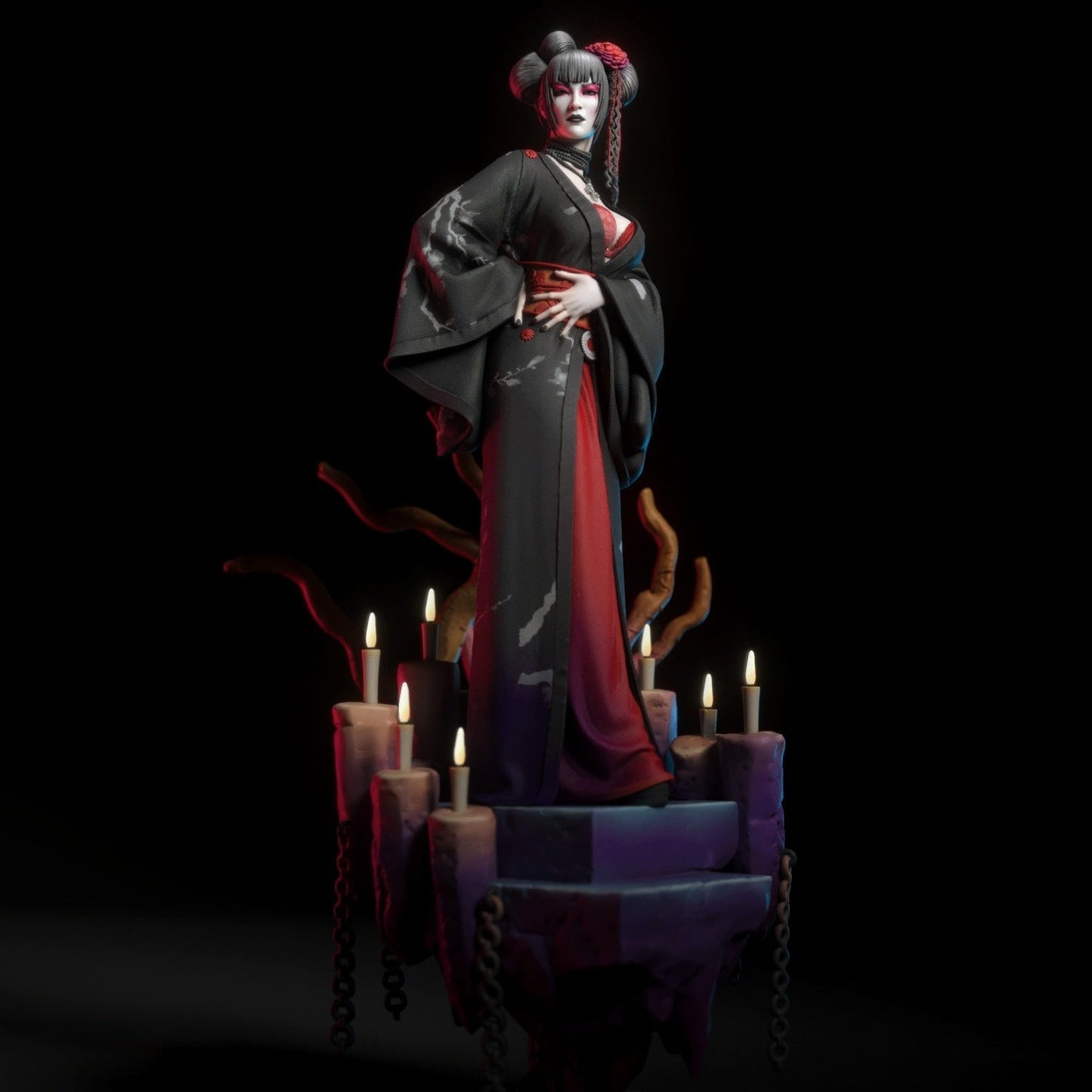 0926 Hikari Geisha NSFW (2906) - STL 3D Print Files