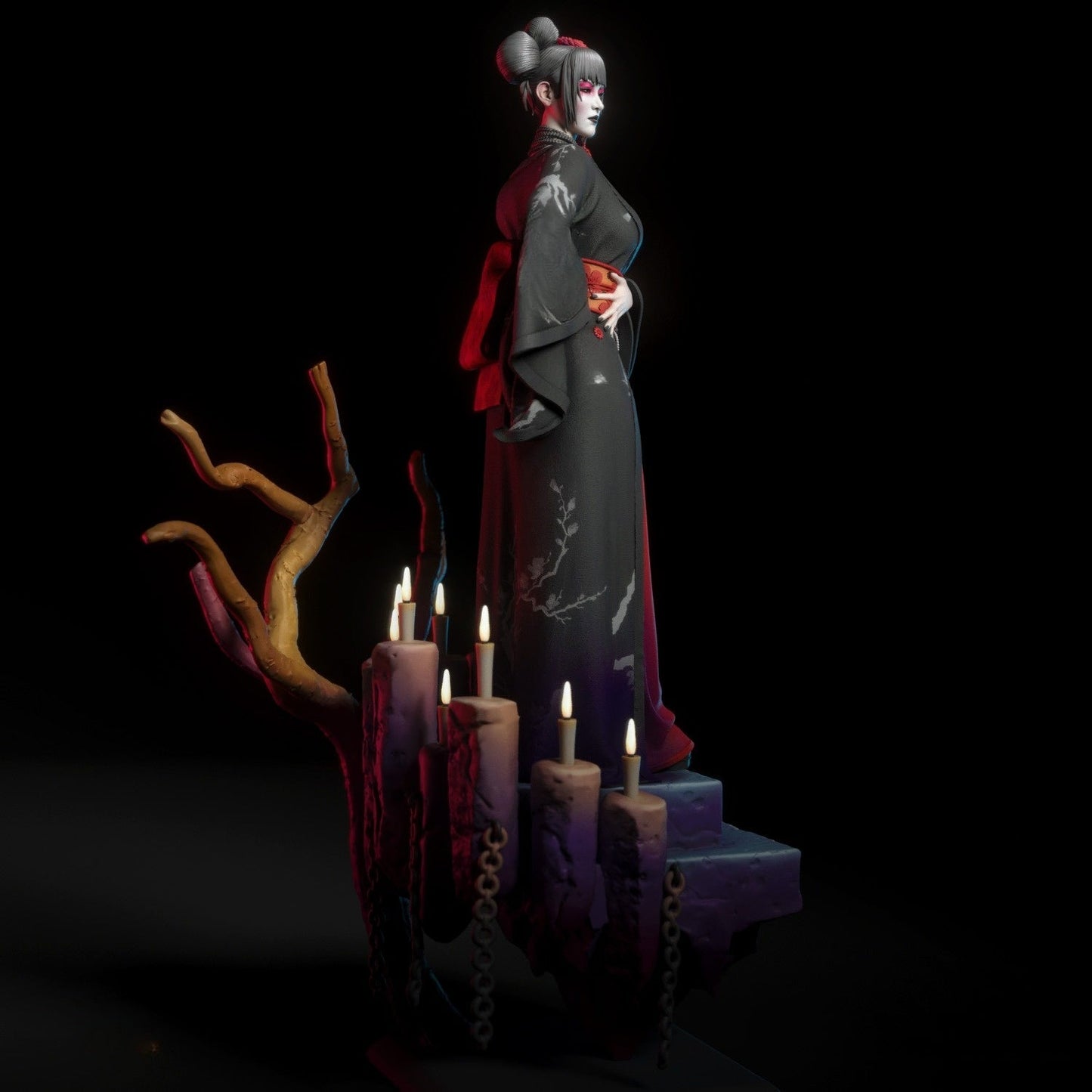 0926 Hikari Geisha NSFW (2906) - STL 3D Print Files