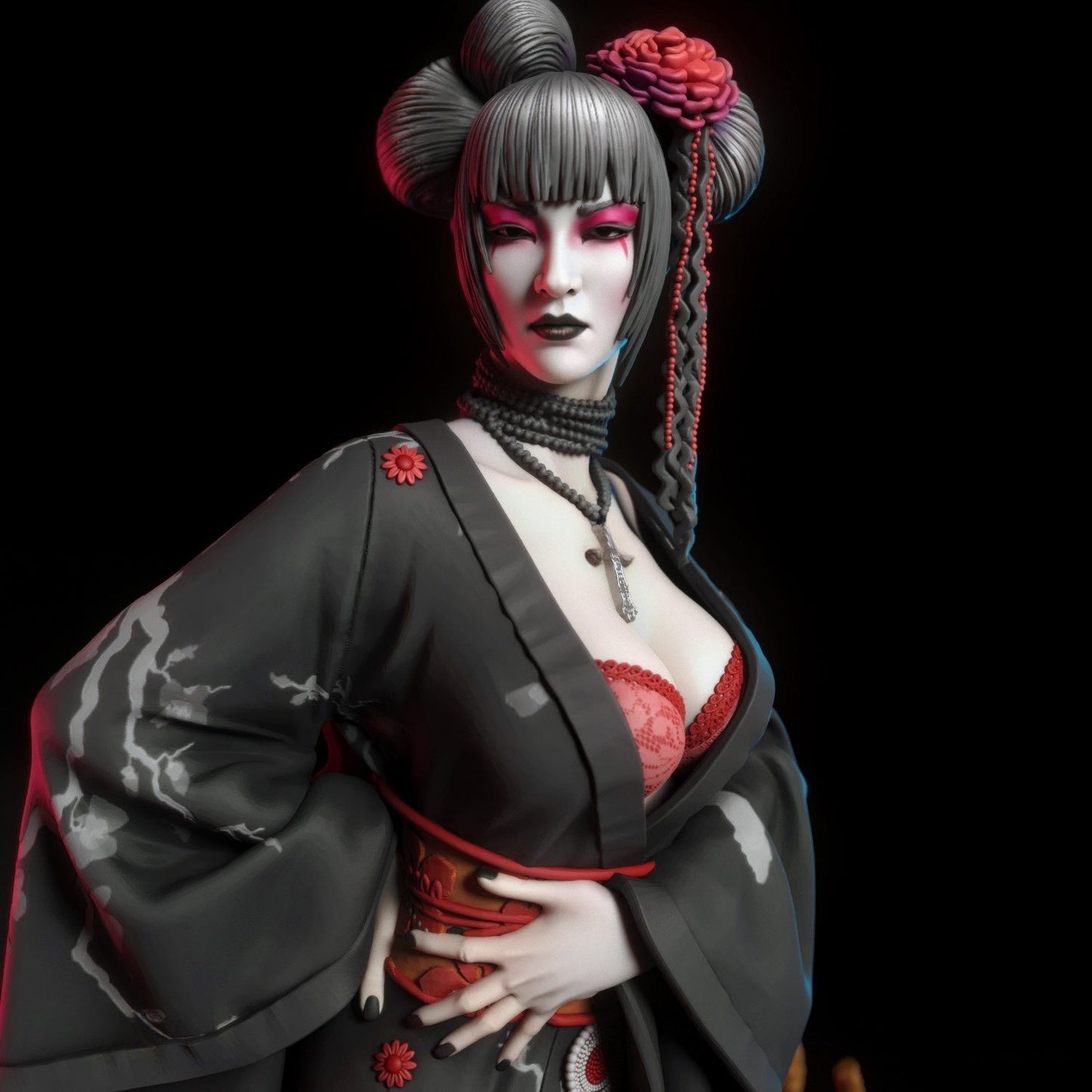 0926 Hikari Geisha NSFW (2906) - STL 3D Print Files