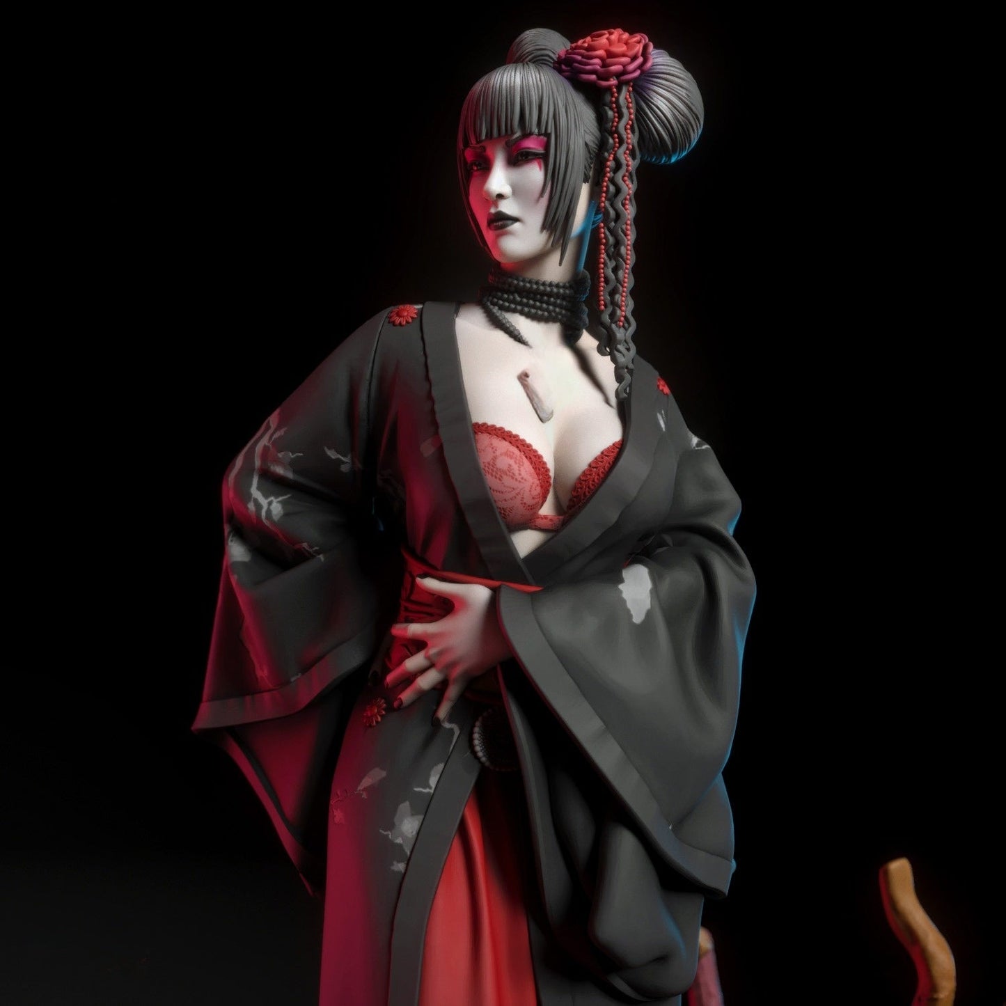 0926 Hikari Geisha NSFW (2906) - STL 3D Print Files
