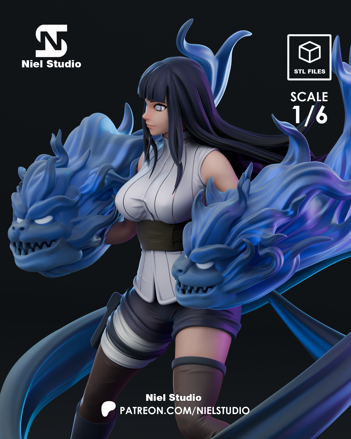 2017 Hinata Hyuga_Naruto NSFW - STL 3D Print Files