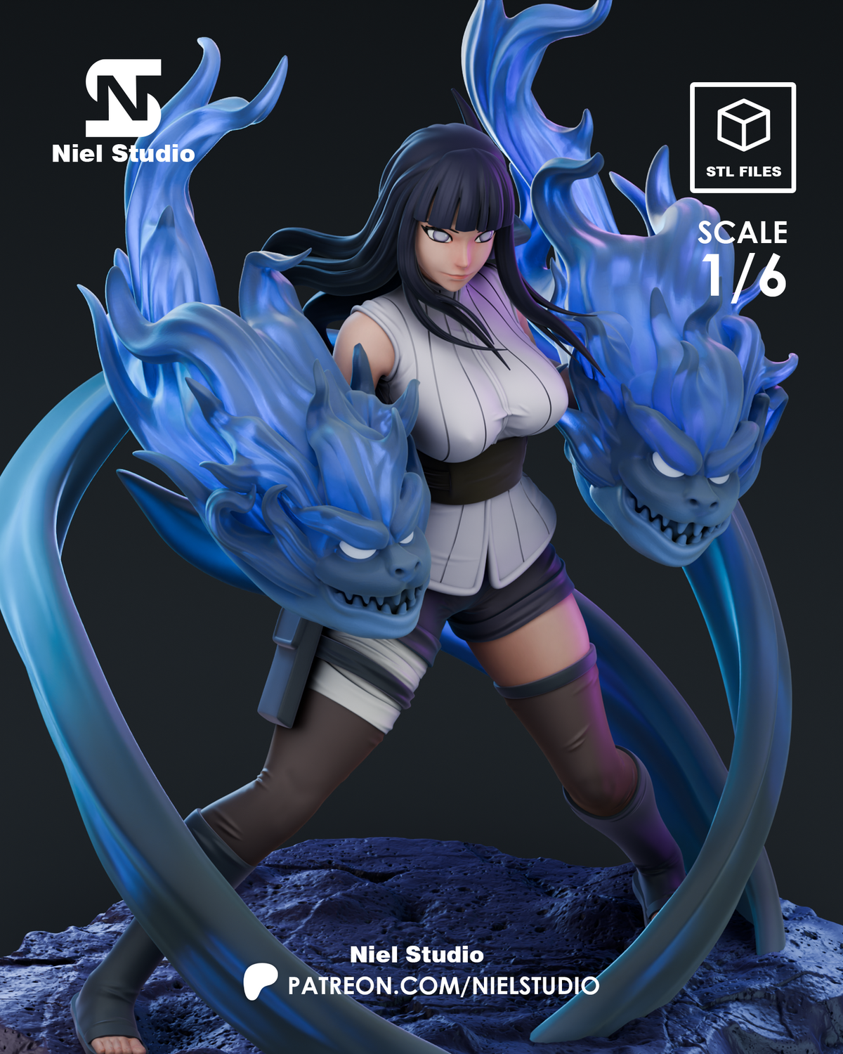 2017 Hinata Hyuga_Naruto NSFW - STL 3D Print Files