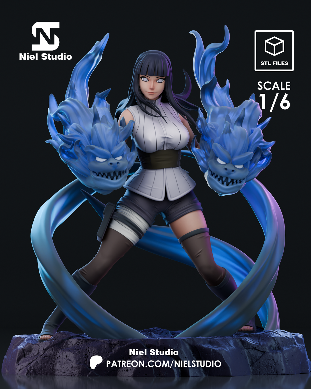 2017 Hinata Hyuga_Naruto NSFW - STL 3D Print Files