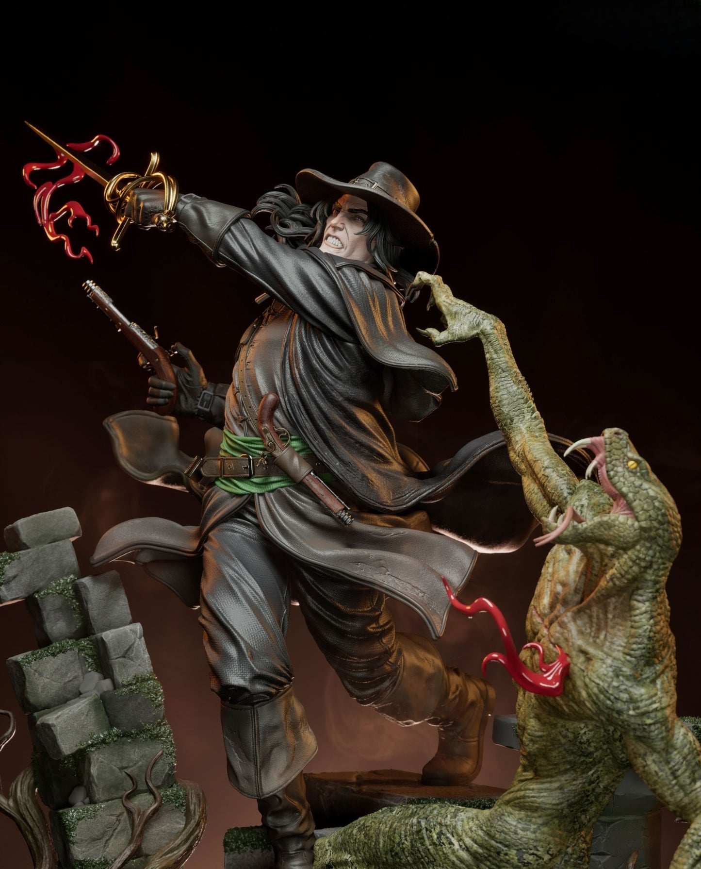 1413 Solomon Kane - STL 3D Print Files
