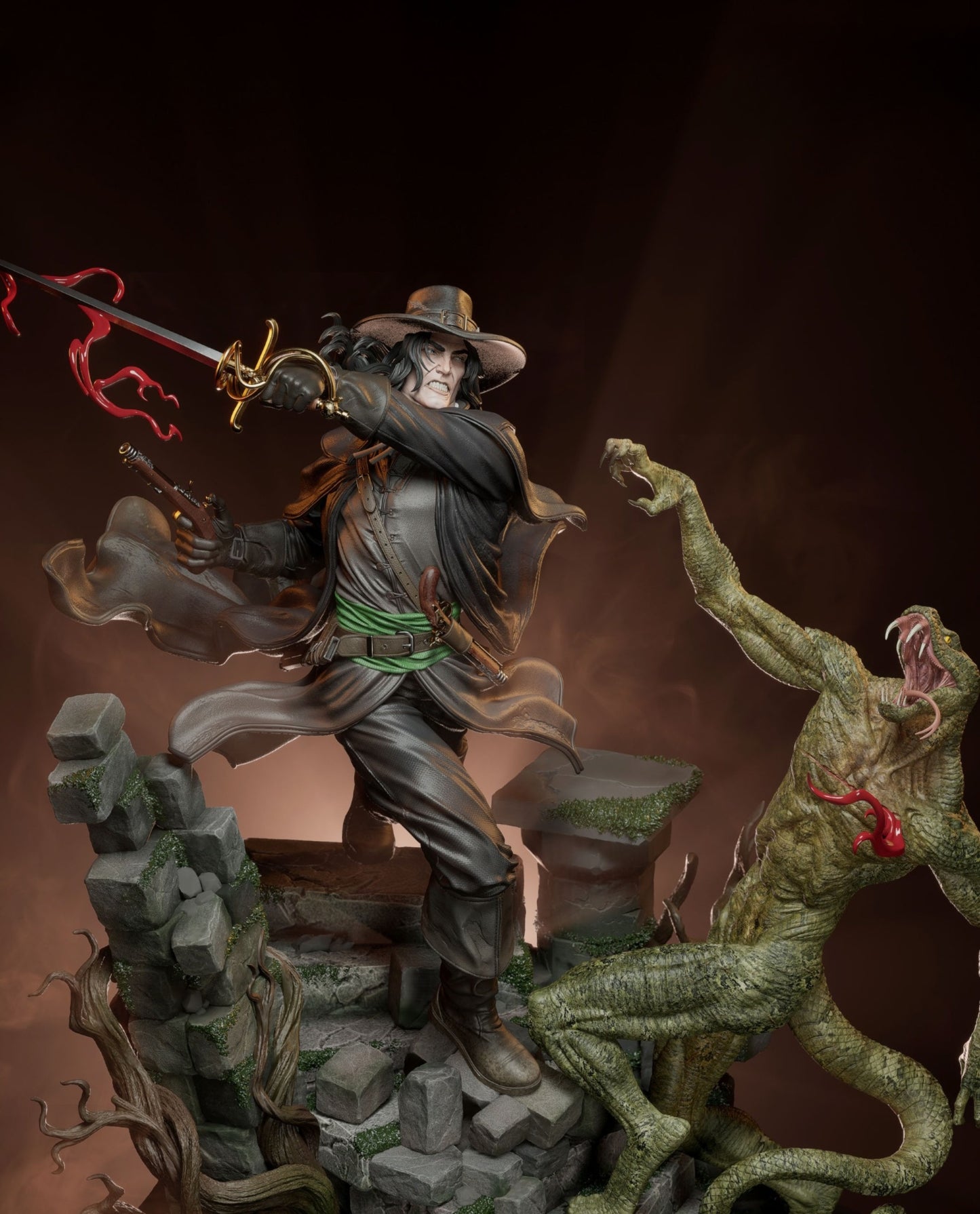 1413 Solomon Kane - STL 3D Print Files