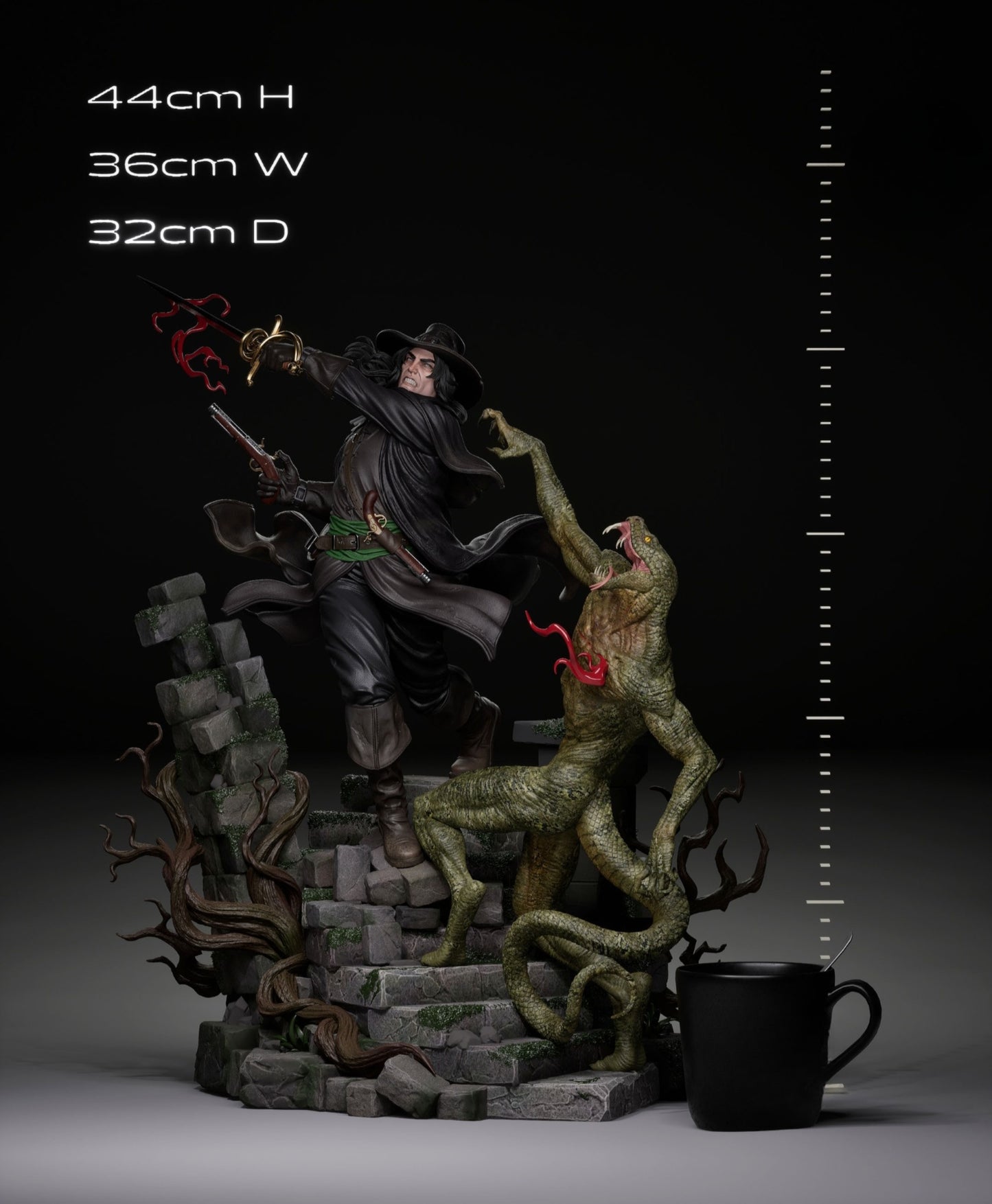 1413 Solomon Kane - STL 3D Print Files