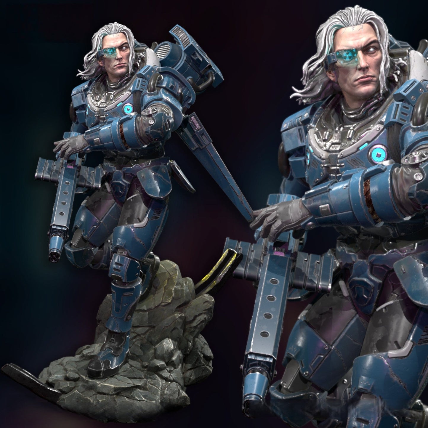 0677 Captain Aris - STL 3D Print Files