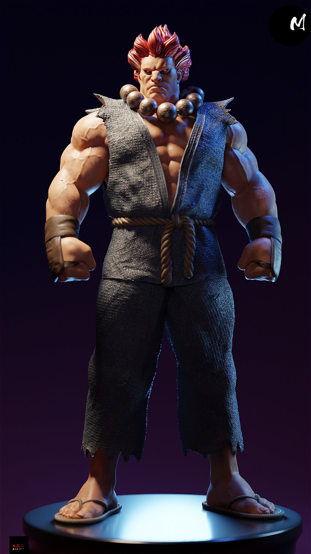 1620 Akuma_Street Fighter - STL 3D Print Files