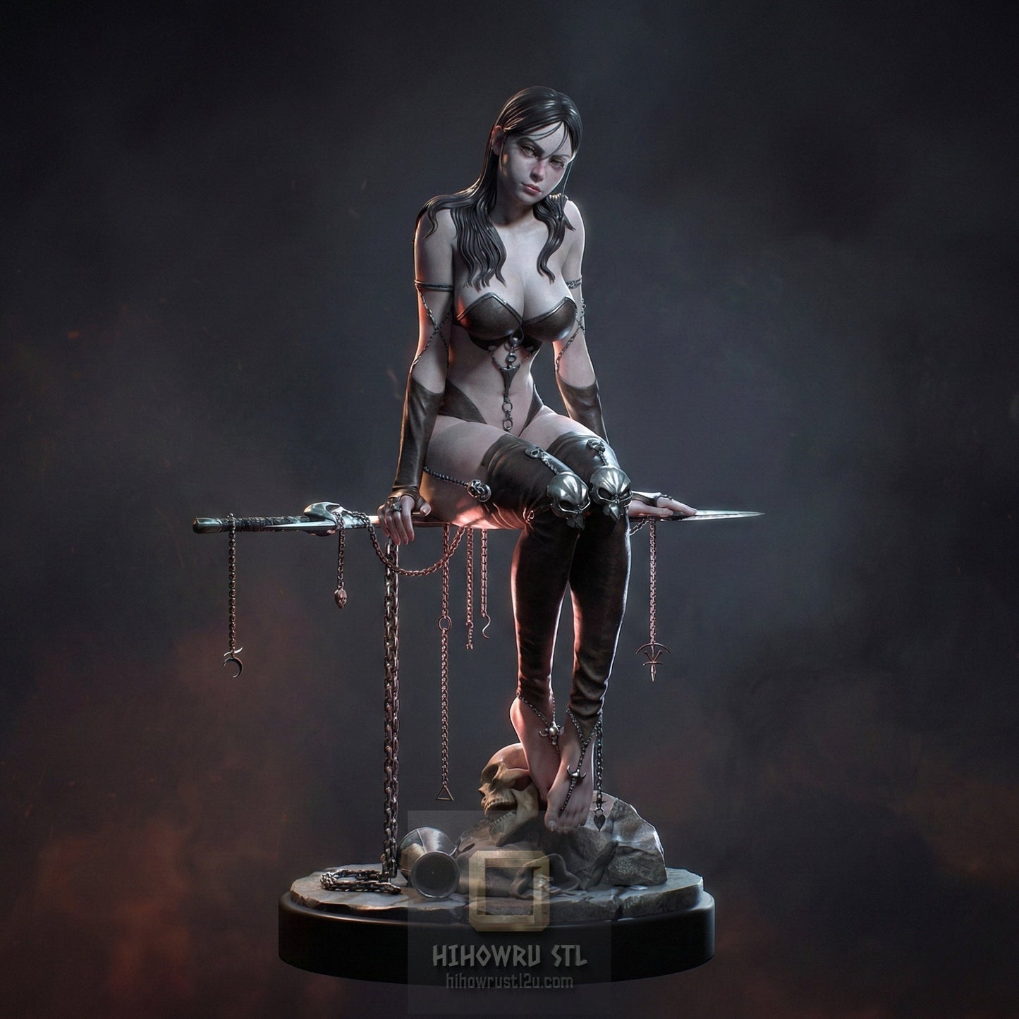 1096 The Witch - STL 3D Print Files