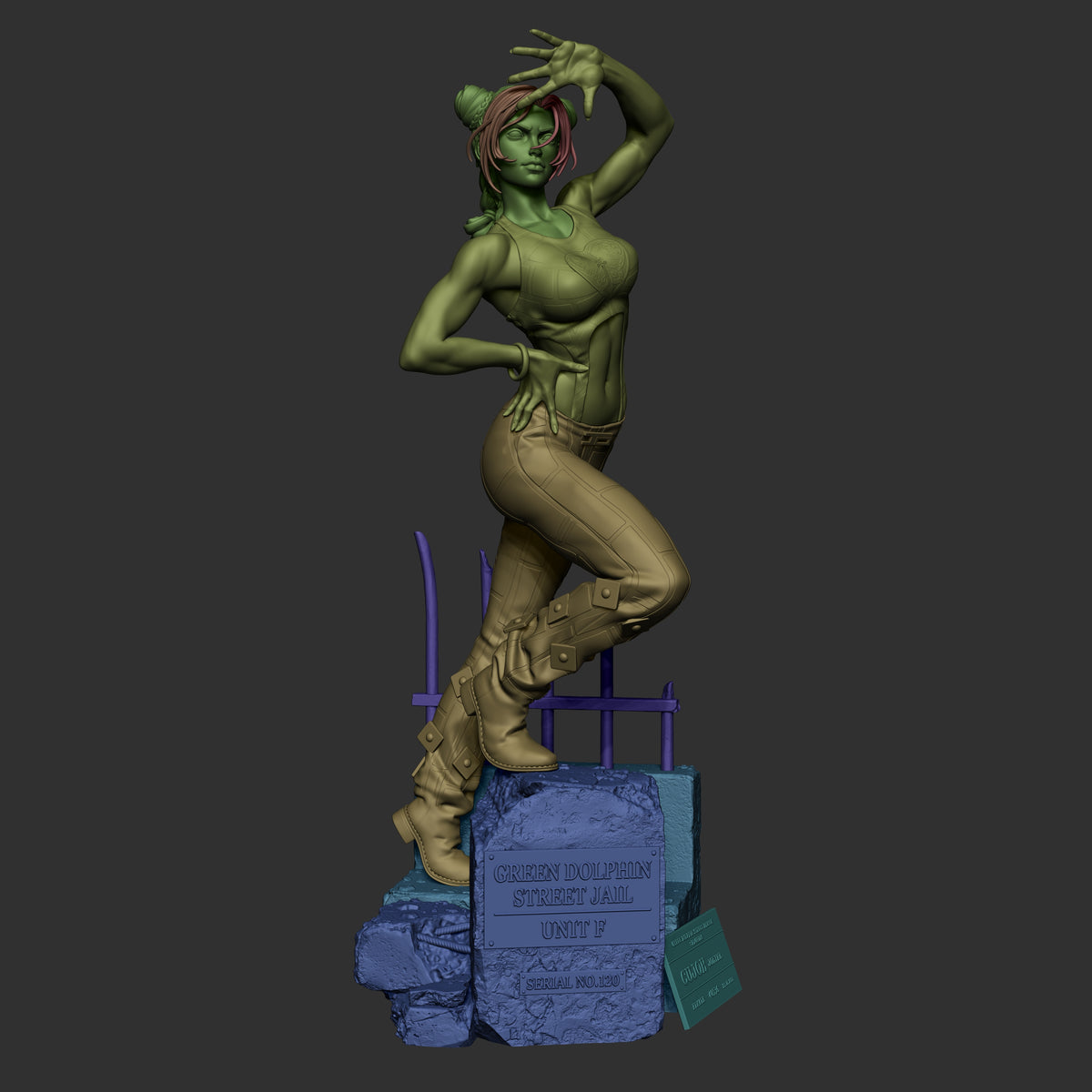 1909 Jolyne Cujoh_JoJo's Bizarre Adventure - STL 3D Print Files