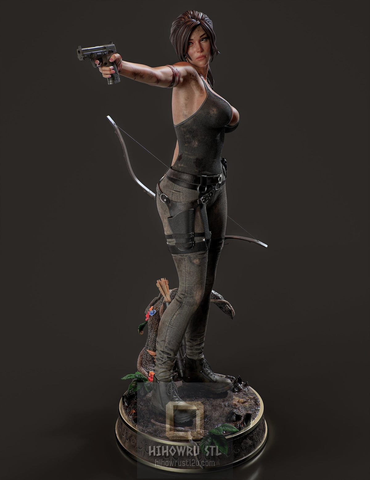 1863 Lara Croft - Tomb Raider (5476) - STL 3D Print Files