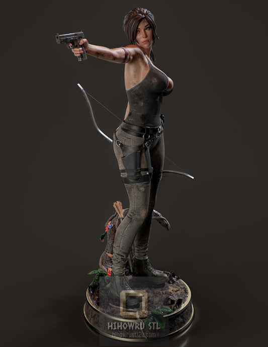 1863 Lara Croft - Tomb Raider (5476) - STL 3D Print Files