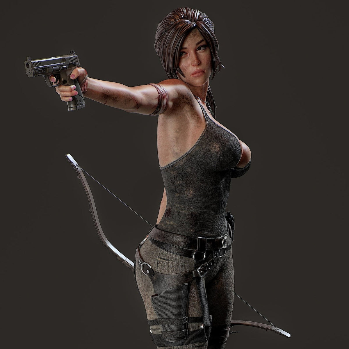 1863 Lara Croft - Tomb Raider (5476) - STL 3D Print Files