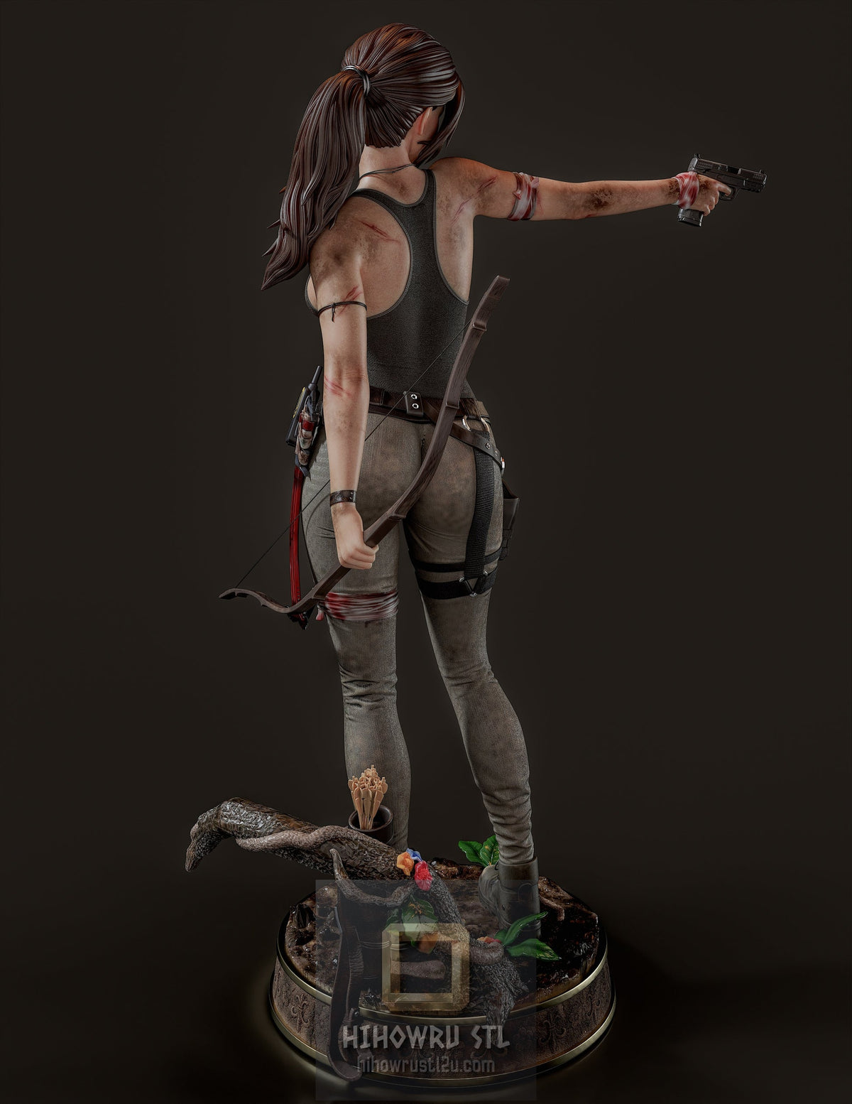 1863 Lara Croft - Tomb Raider (5476) - STL 3D Print Files