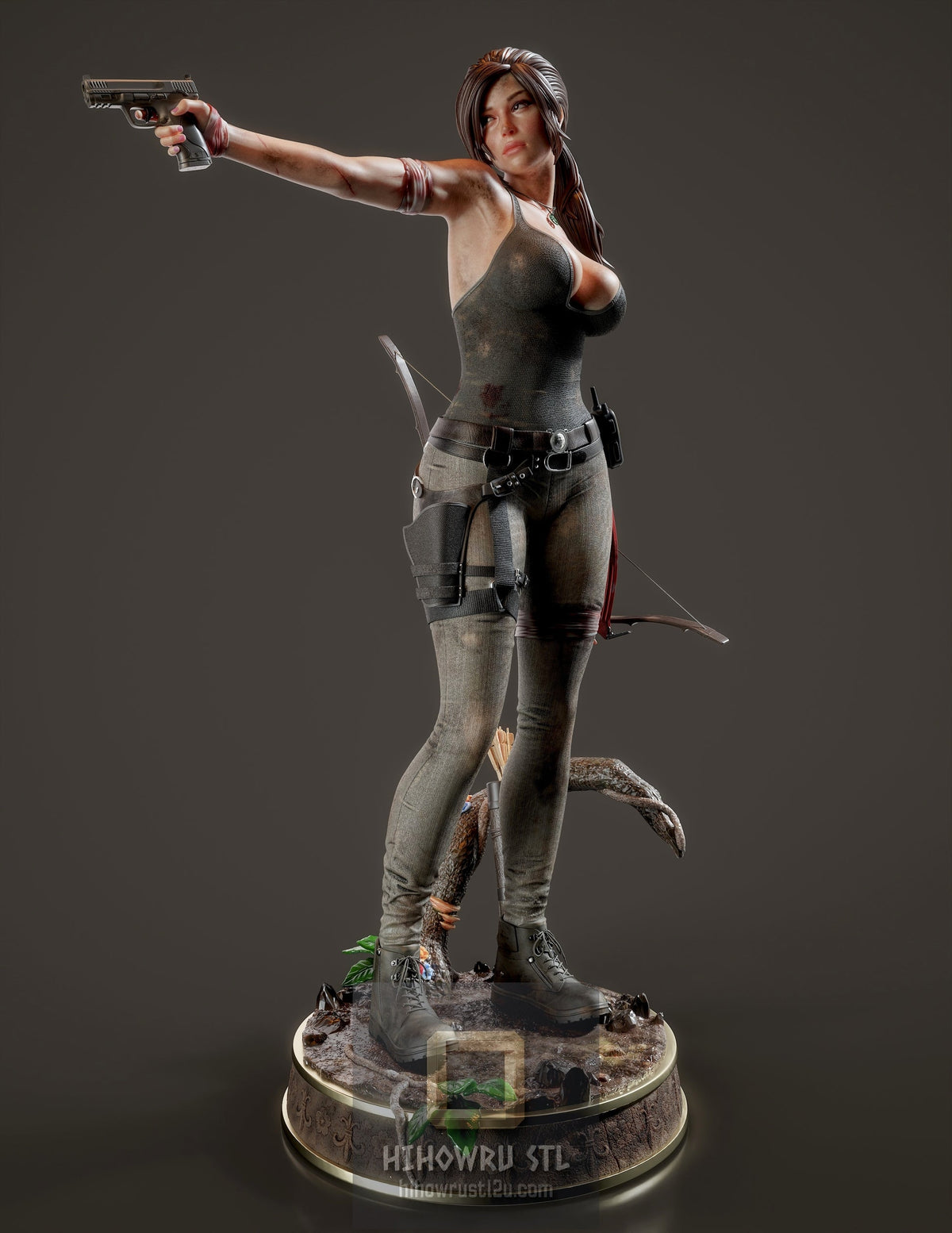 1863 Lara Croft - Tomb Raider (5476) - STL 3D Print Files