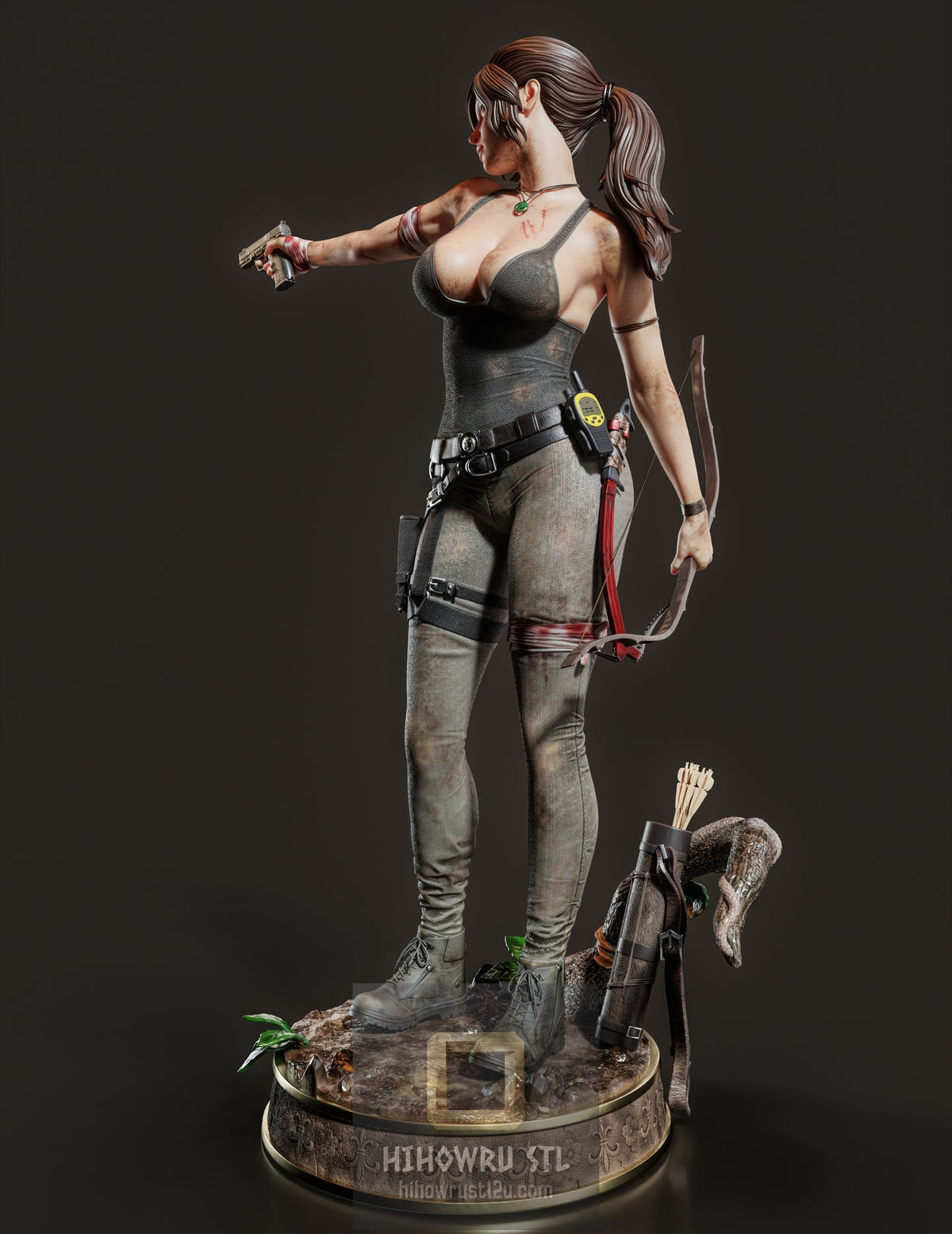 1863 Lara Croft - Tomb Raider (5476) - STL 3D Print Files