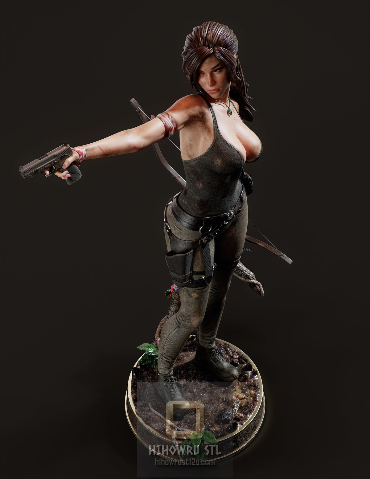 1863 Lara Croft - Tomb Raider (5476) - STL 3D Print Files