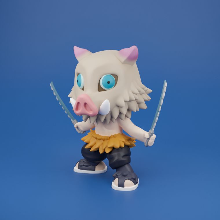 0141 Inosuke - STL 3D Print Files