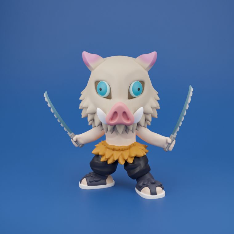 0141 Inosuke - STL 3D Print Files