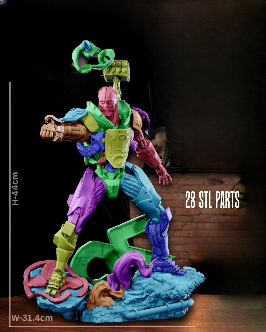 0762 Adam Smasher_Cyberpunk 2077 - STL 3D Print Files