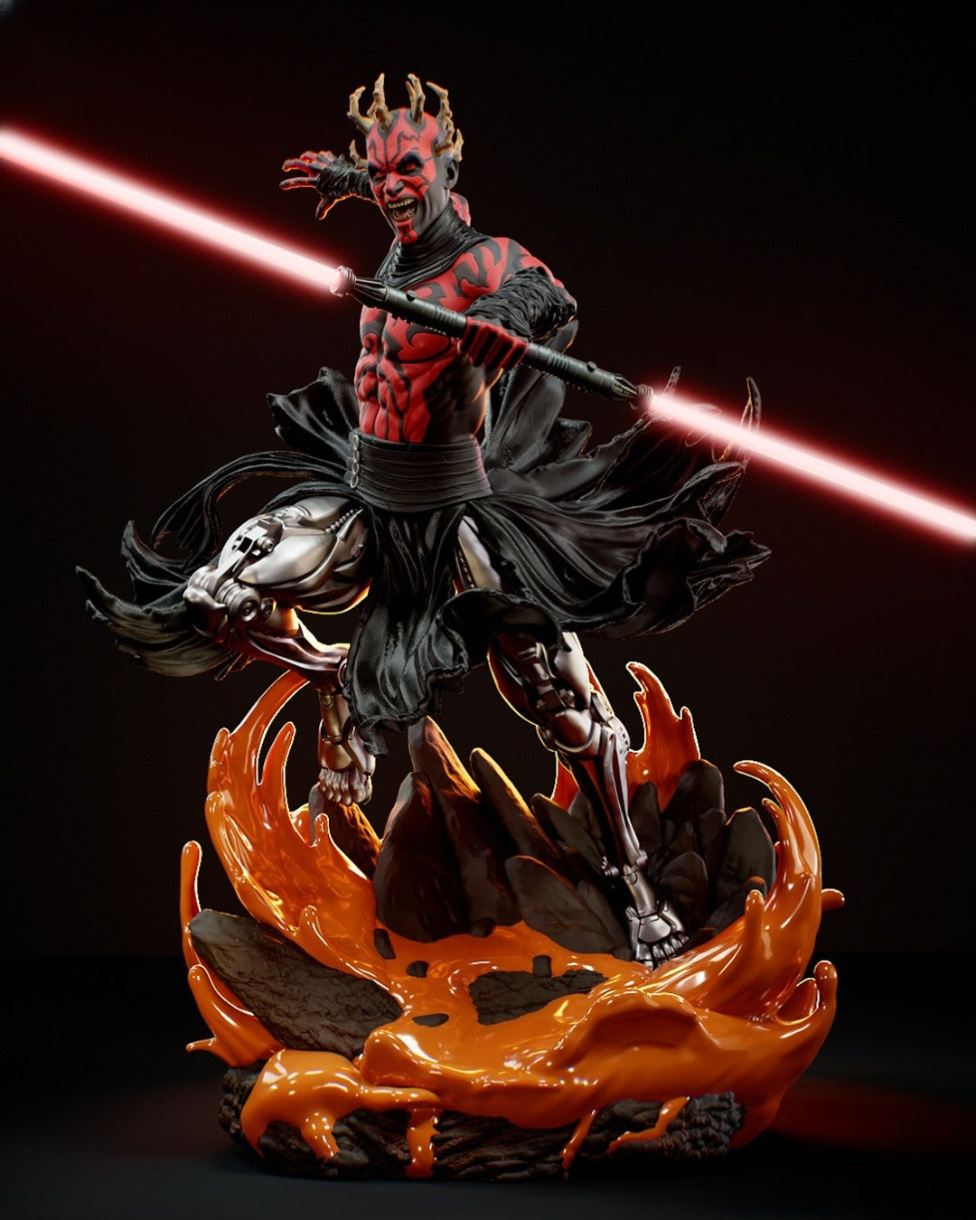 0763 Darth Maul_StarWars - STL 3D Print Files