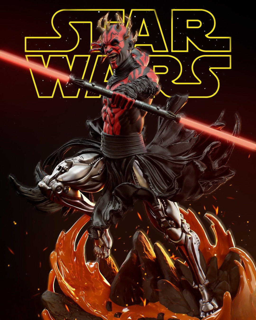 0763 Darth Maul_StarWars - STL 3D Print Files