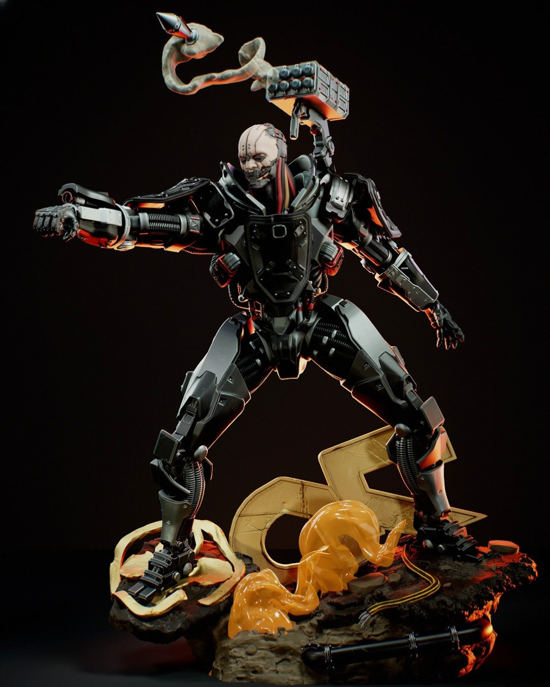 0762 Adam Smasher_Cyberpunk 2077 - STL 3D Print Files