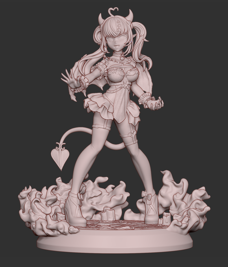 1227 Ironmouse Vtuber - STL 3D Print File