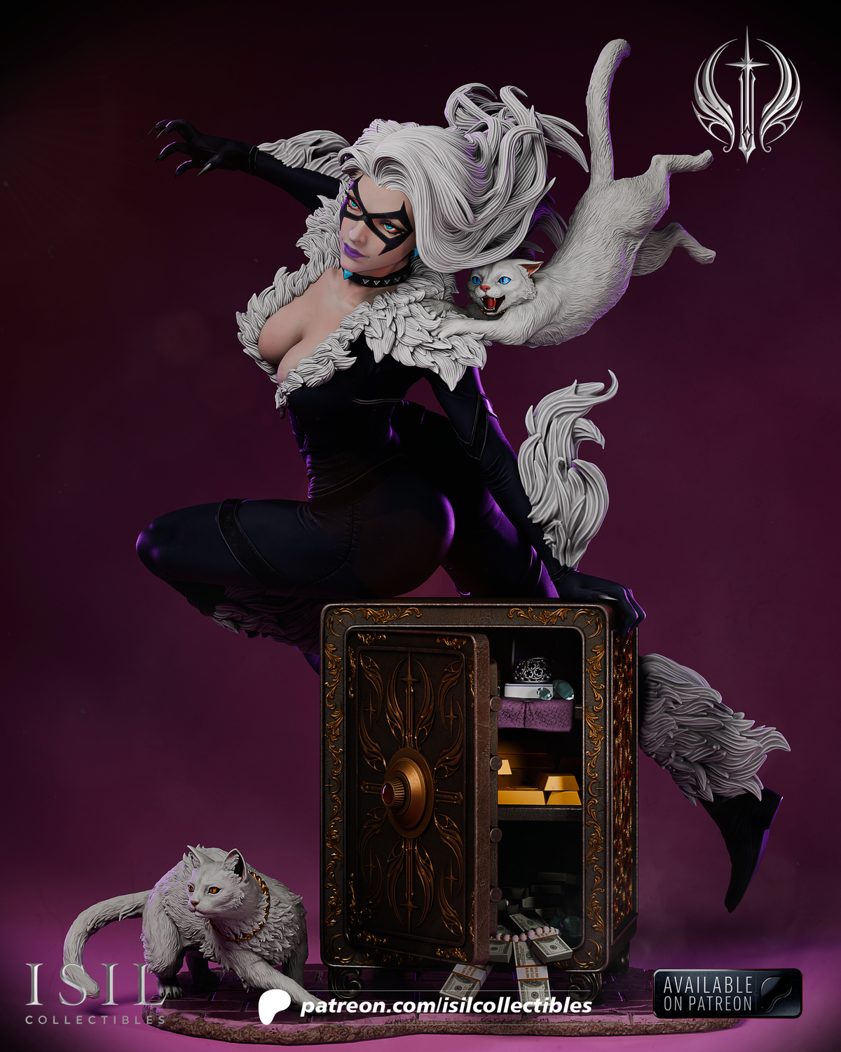 2117 Black Cat_Marvel Comics - STL 3D Print Files