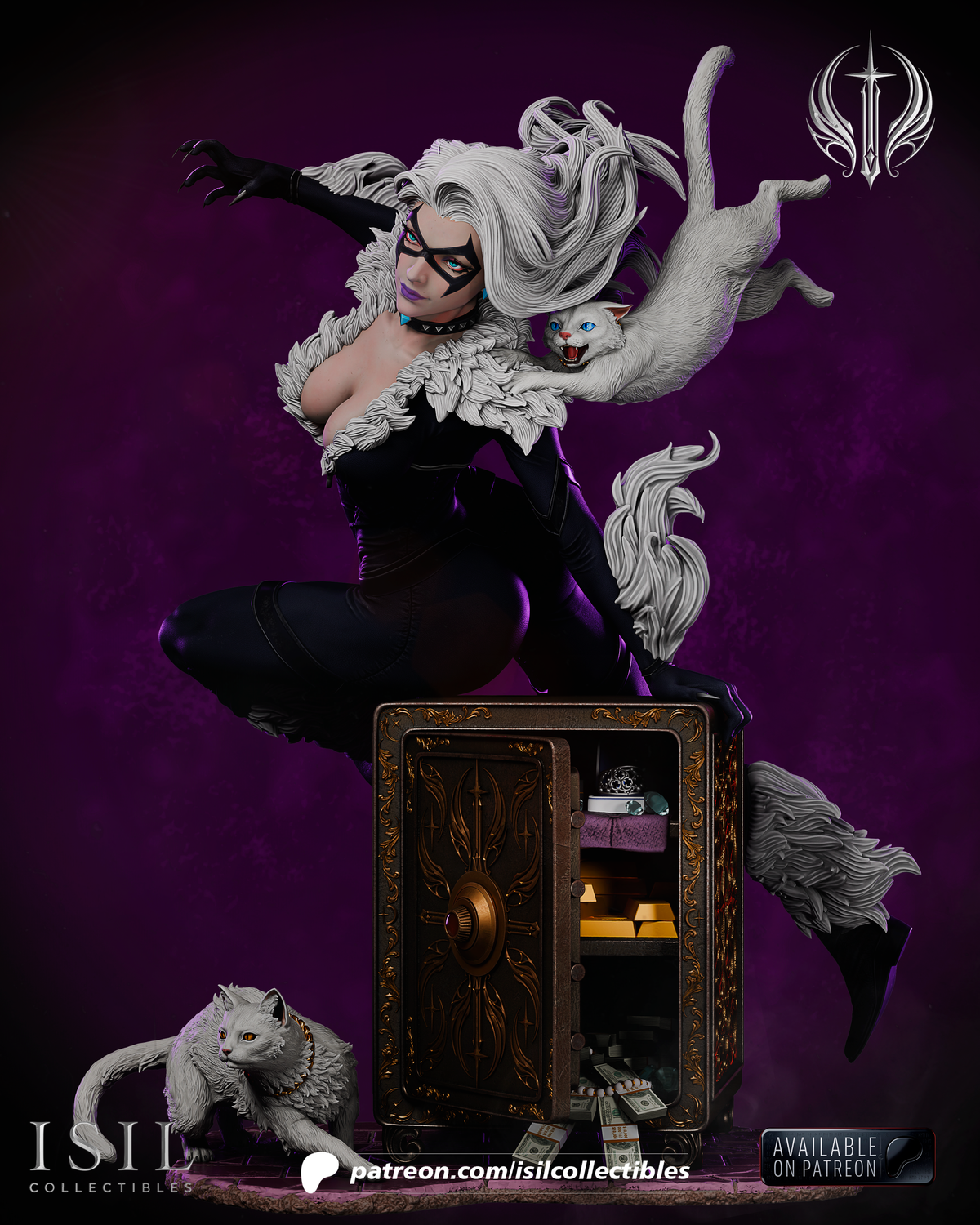 2117 Black Cat_Marvel Comics - STL 3D Print Files