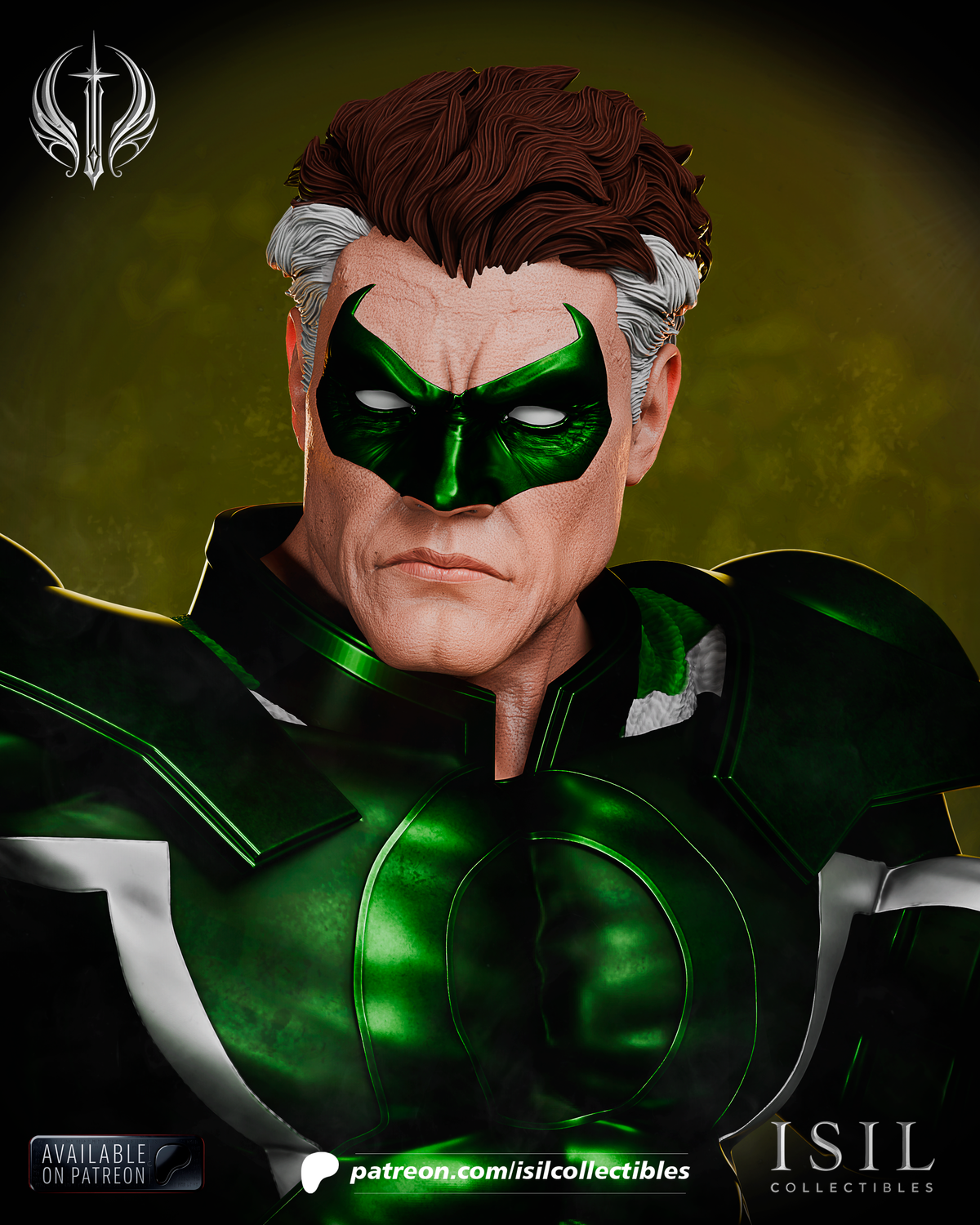 2112 Hal Jordan Parallax_DC - STL 3D Print Files