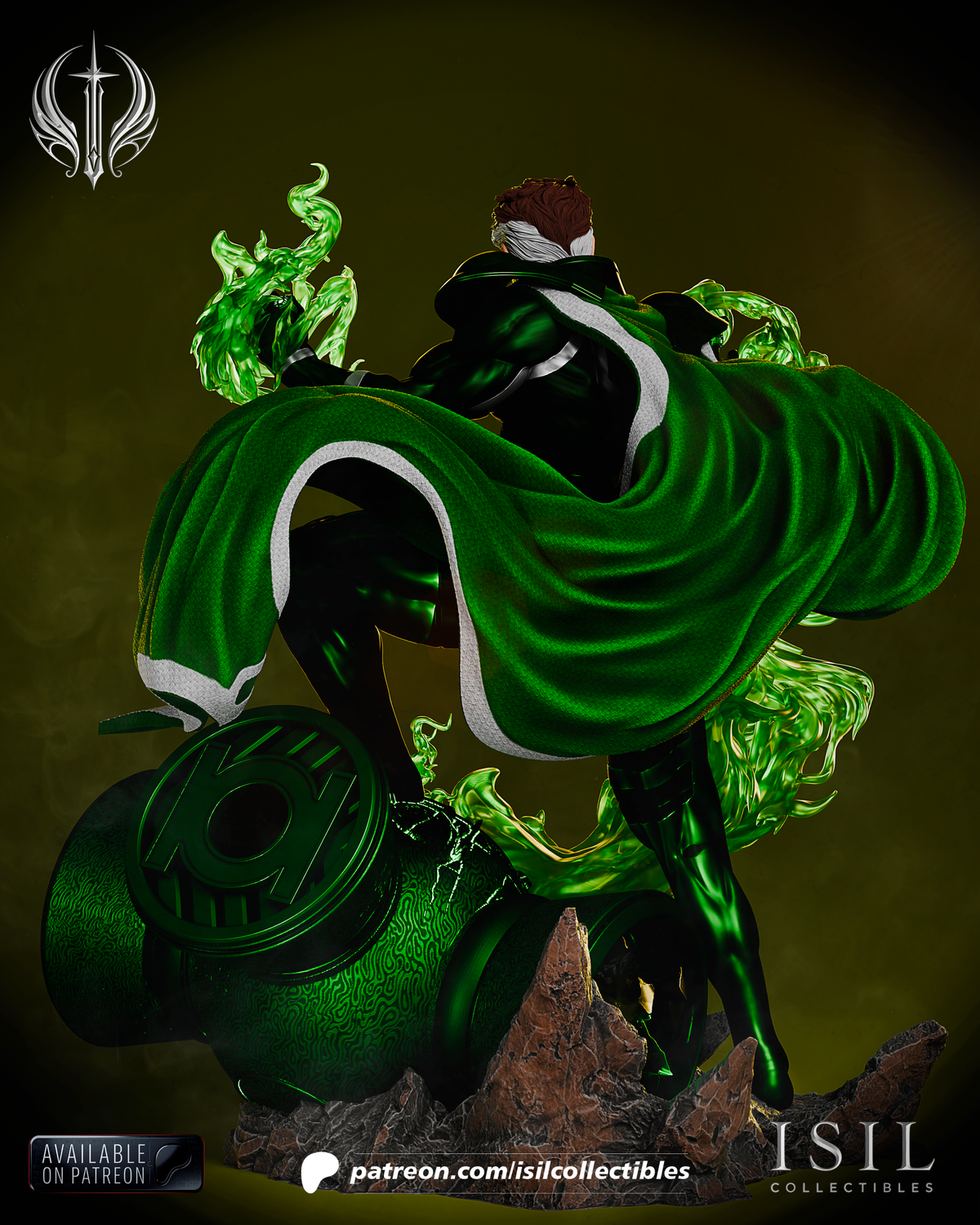 2112 Hal Jordan Parallax_DC - STL 3D Print Files
