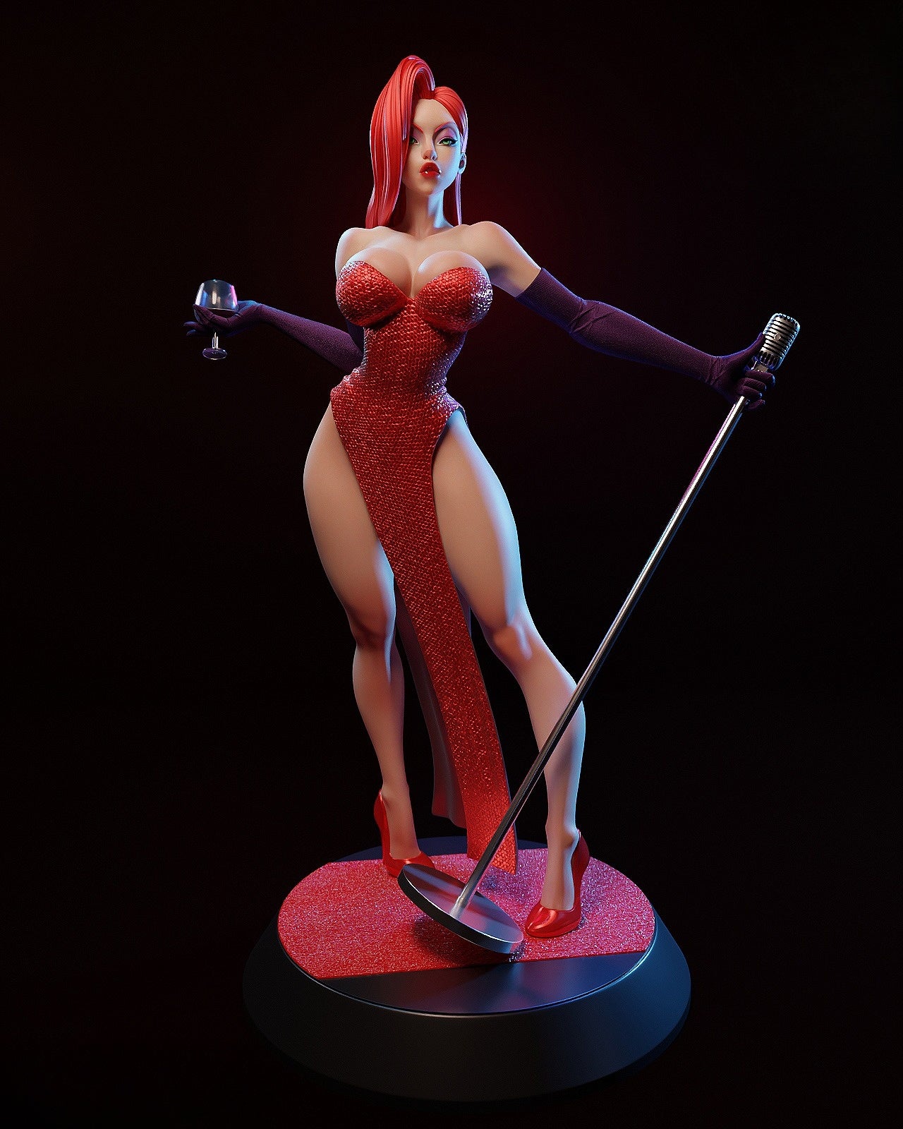 1206 Jessica Rabbit_Holly Would NSFW - STL 3D Print Files