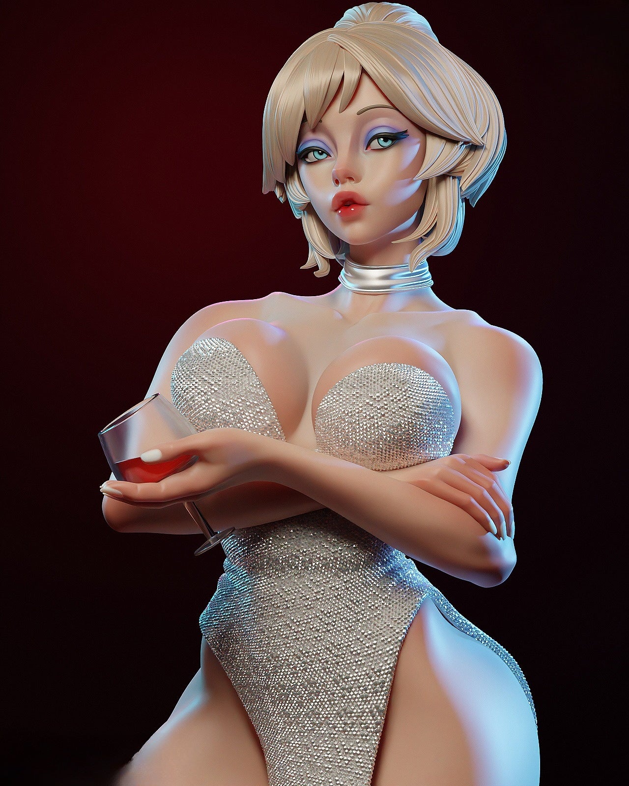 1206 Jessica Rabbit_Holly Would NSFW - STL 3D Print Files