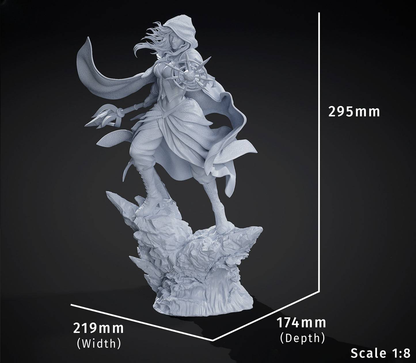 1353 Jaina Proudmoore_World Of Warcaft - STL 3D Print Files