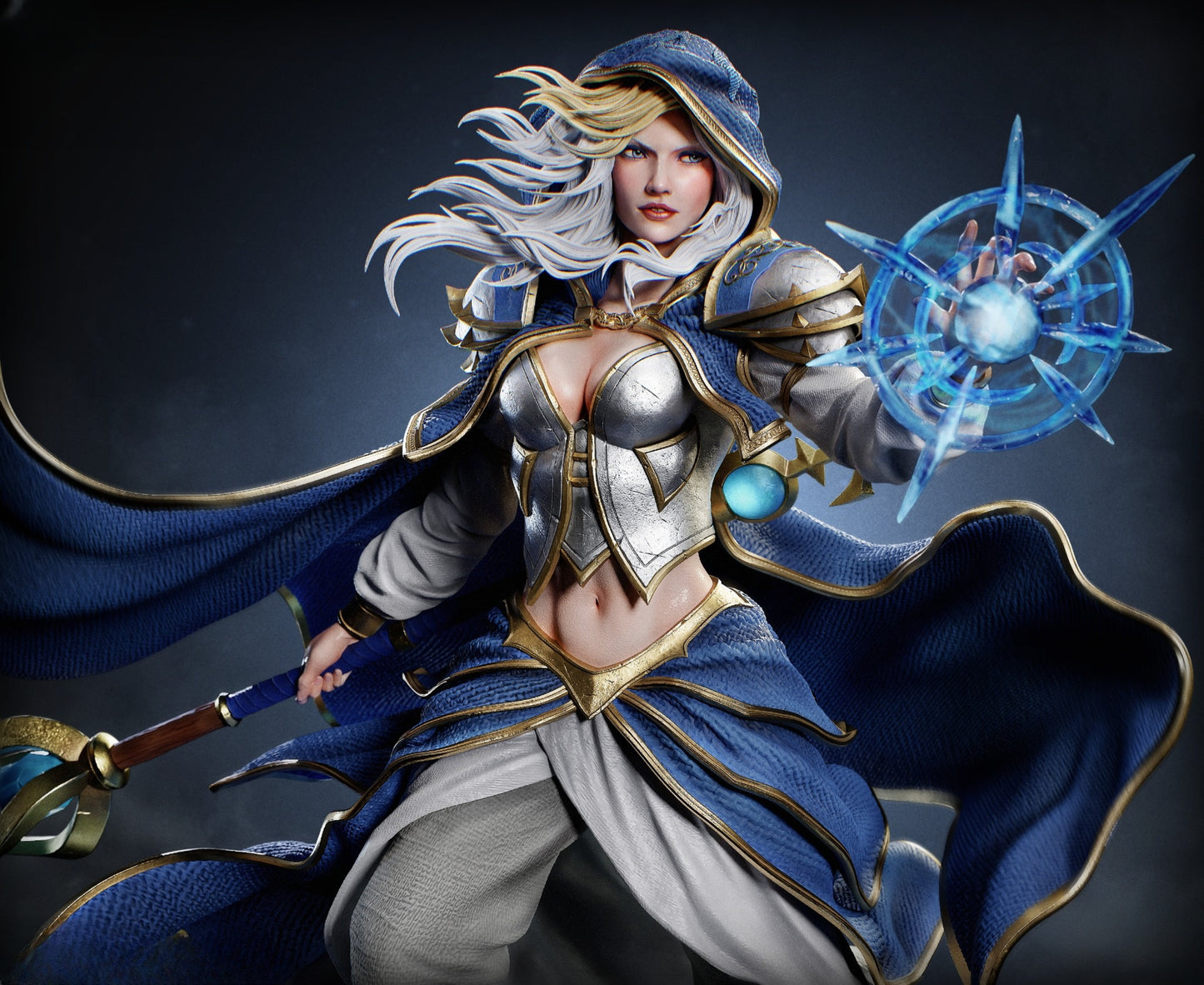1353 Jaina Proudmoore_World Of Warcaft - STL 3D Print Files