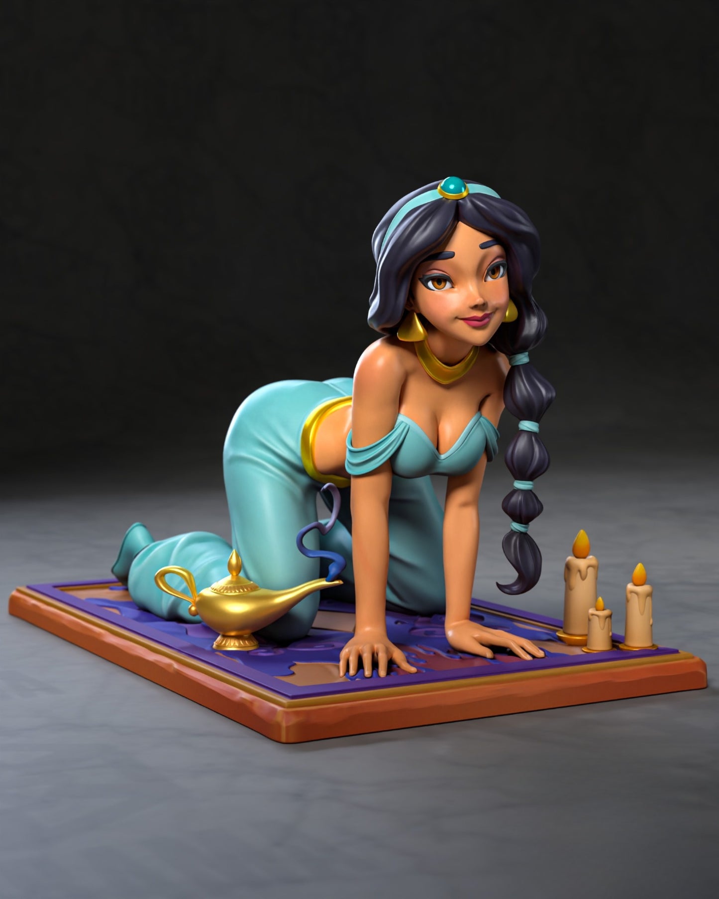 1470 Jasmine_Aladdin NSFW - STL 3D Print Files