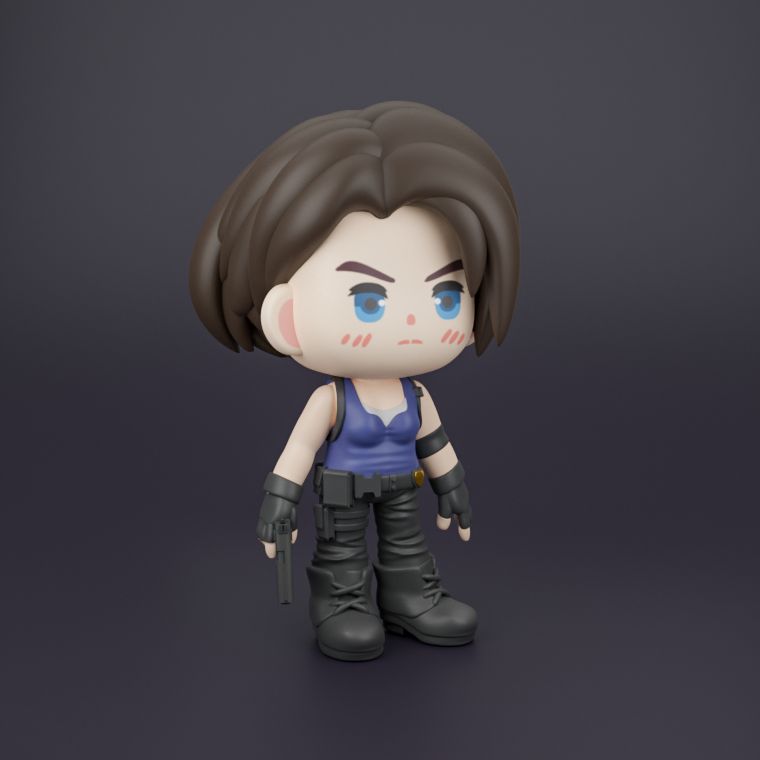 0137 Jill Valentine - STL 3D Print Files