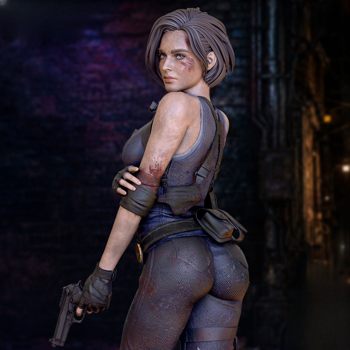 1402 Jill Valentine_Resident Evil - STL 3D Print Files