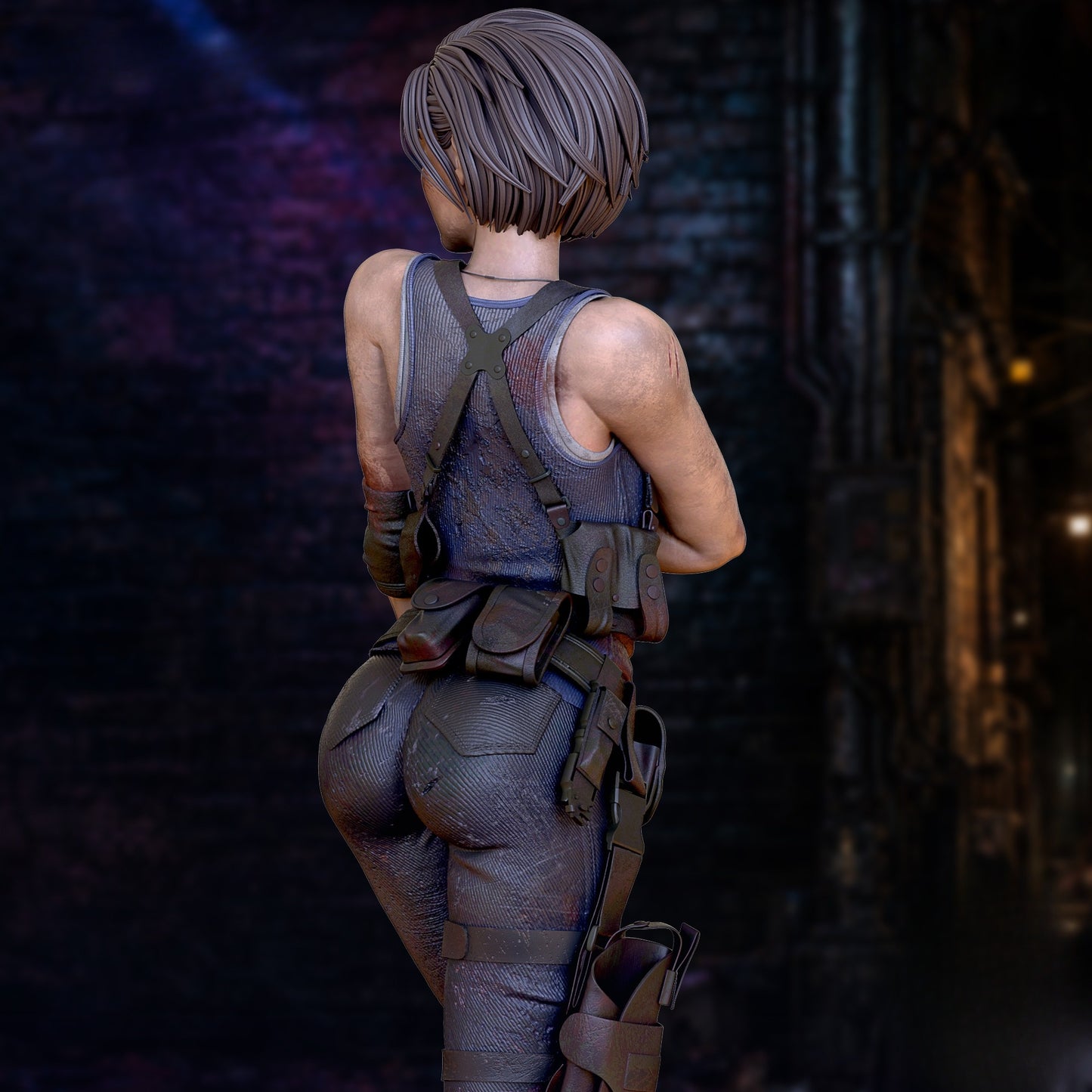 1402 Jill Valentine_Resident Evil - STL 3D Print Files