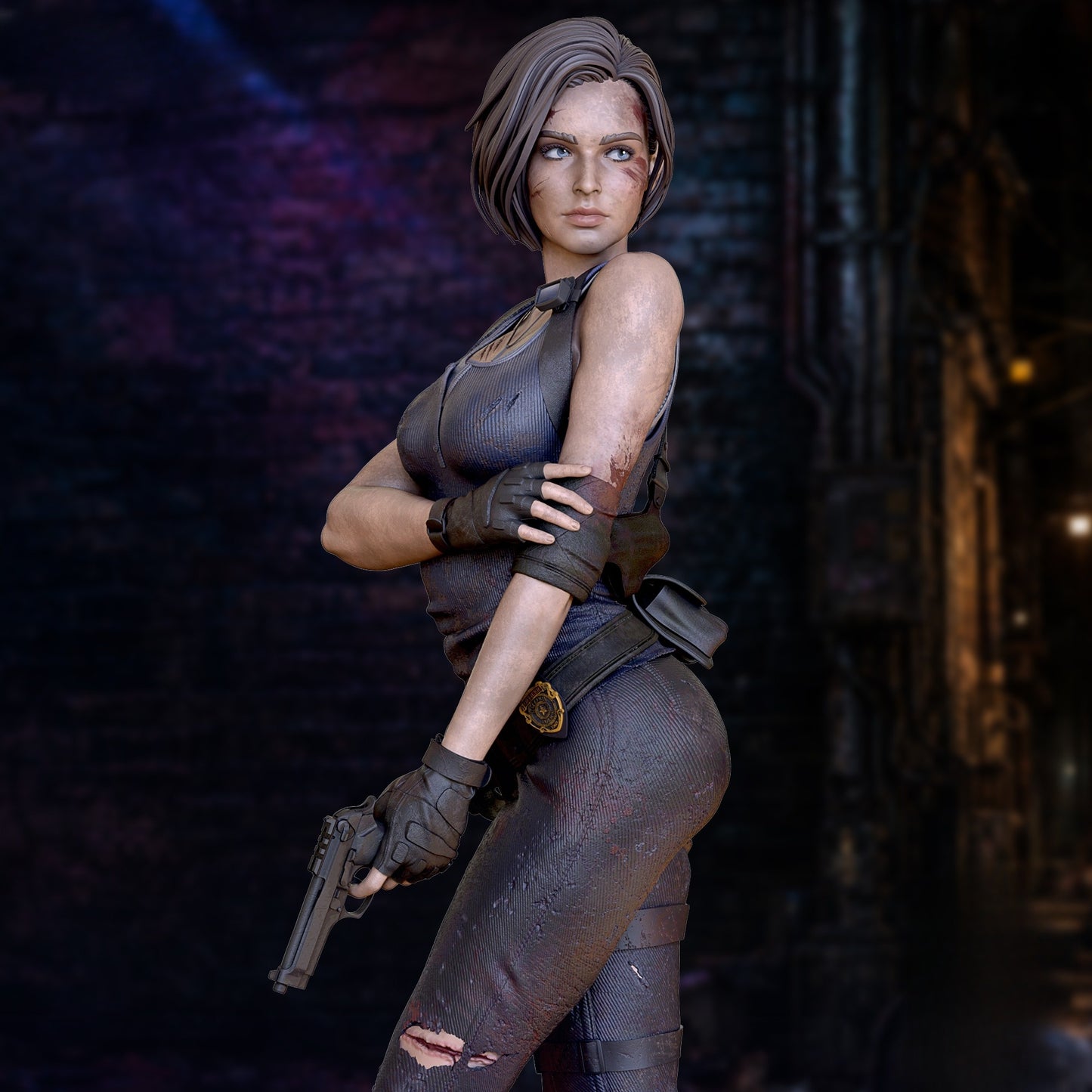 1402 Jill Valentine_Resident Evil - STL 3D Print Files