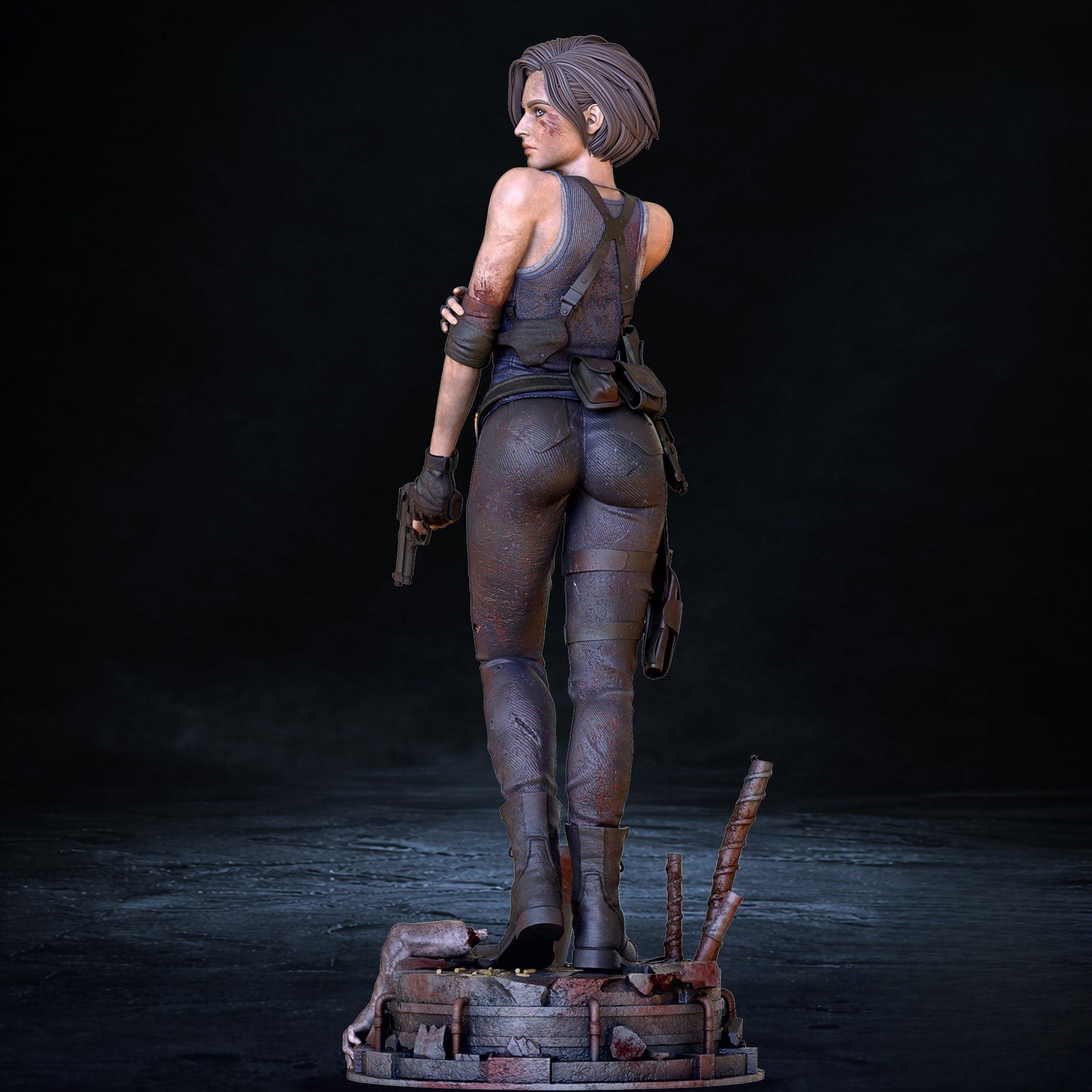1402 Jill Valentine_Resident Evil - STL 3D Print Files