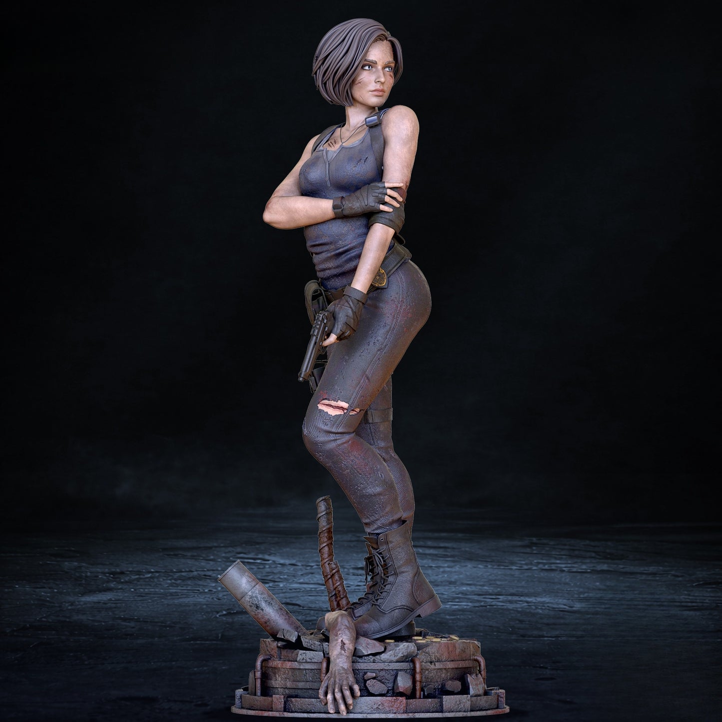 1402 Jill Valentine_Resident Evil - STL 3D Print Files